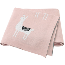 將圖片載入圖庫檢視器 Llama Luxe Heirloom Baby Blanket (Pink)