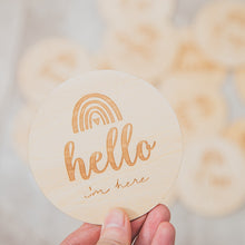 Load image into Gallery viewer, Wooden Rainbow Milestone Set