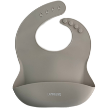 Load image into Gallery viewer, Silicone Crumb Catcher Bib (White Sand)