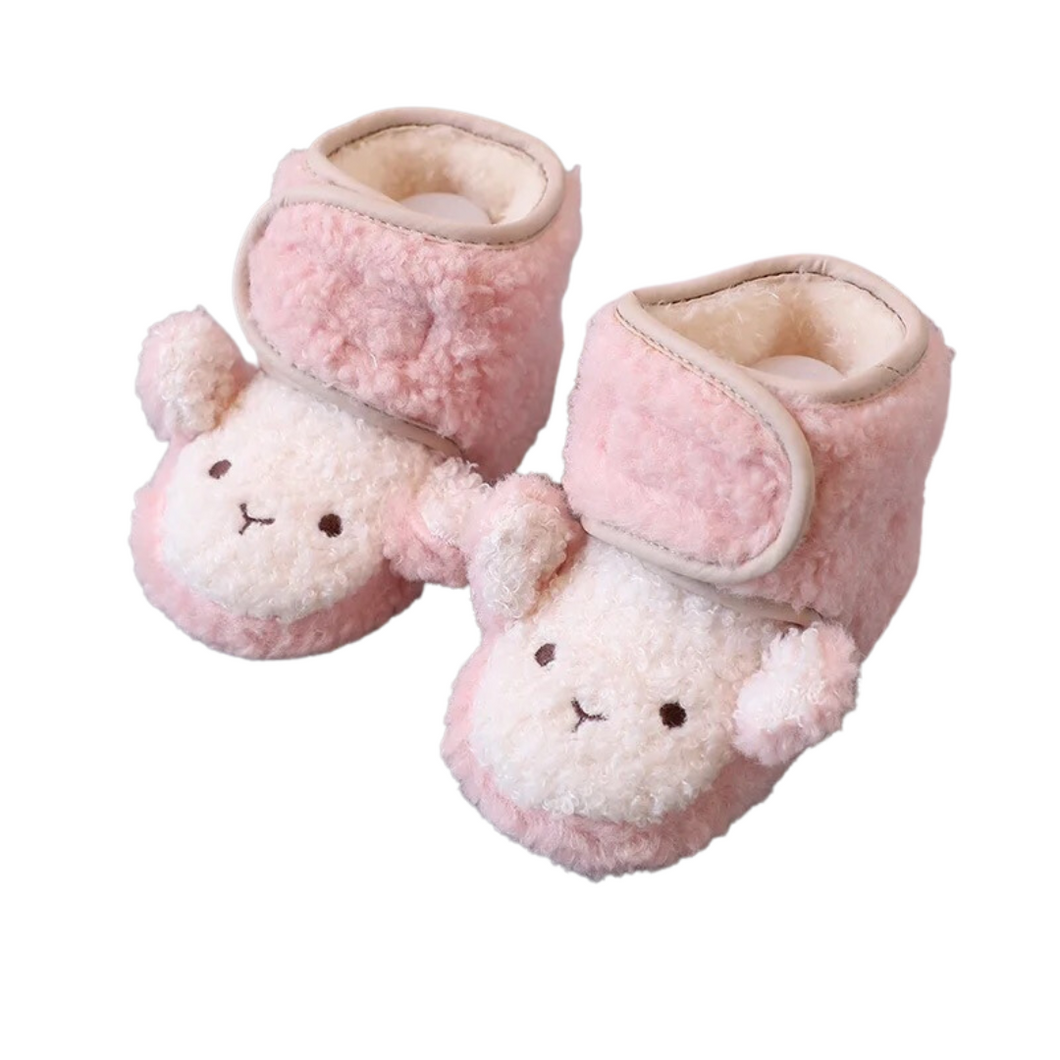 Baby Lamb Slippers (Pink)