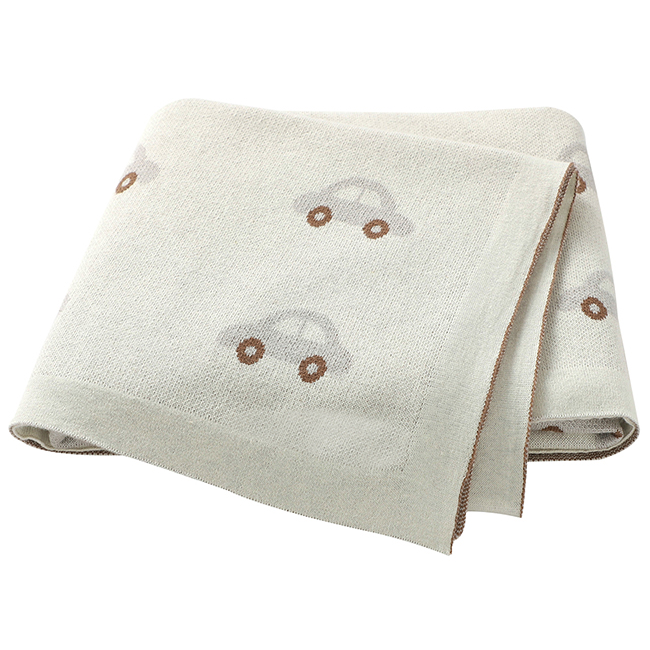 Cars Luxe Heirloom Baby Blanket (Cream)