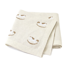 Load image into Gallery viewer, Rocking Horse Luxe Heirloom Baby Blanket (Cream)
