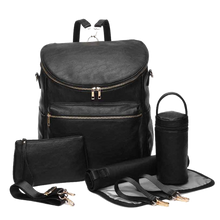 Load image into Gallery viewer, Deluxe Nappy Bag (Black)
