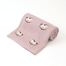 Carica l&#39;immagine nel visualizzatore di Gallery, Rocking Horse Luxe Heirloom Baby Blanket (Pink)
