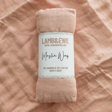 Load image into Gallery viewer, Signature Muslin Wrap - Peach
