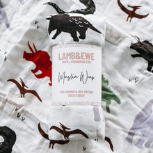 Load image into Gallery viewer, Signature Muslin Wrap - Dino
