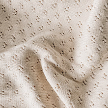 Load image into Gallery viewer, Knitted Heirloom Baby Blanket (Almond)
